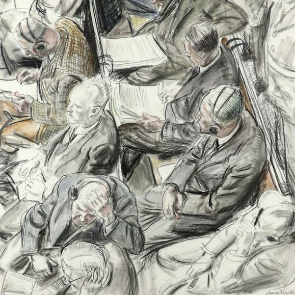 Nuremberg Trial sketches put on loan Image