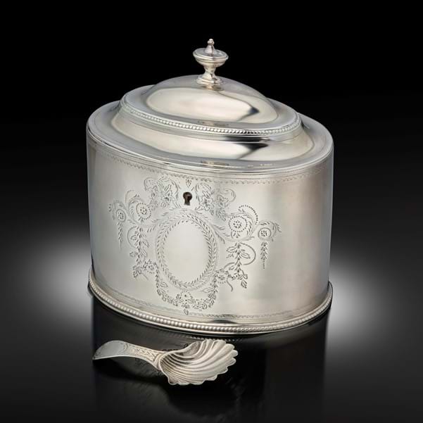 Object of the Month - Hester Bateman Tea Caddy Image